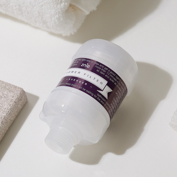 샤워필터 Znie 굿나잇위드지니 라벤더 아로마테라피 & 콜라겐 보습